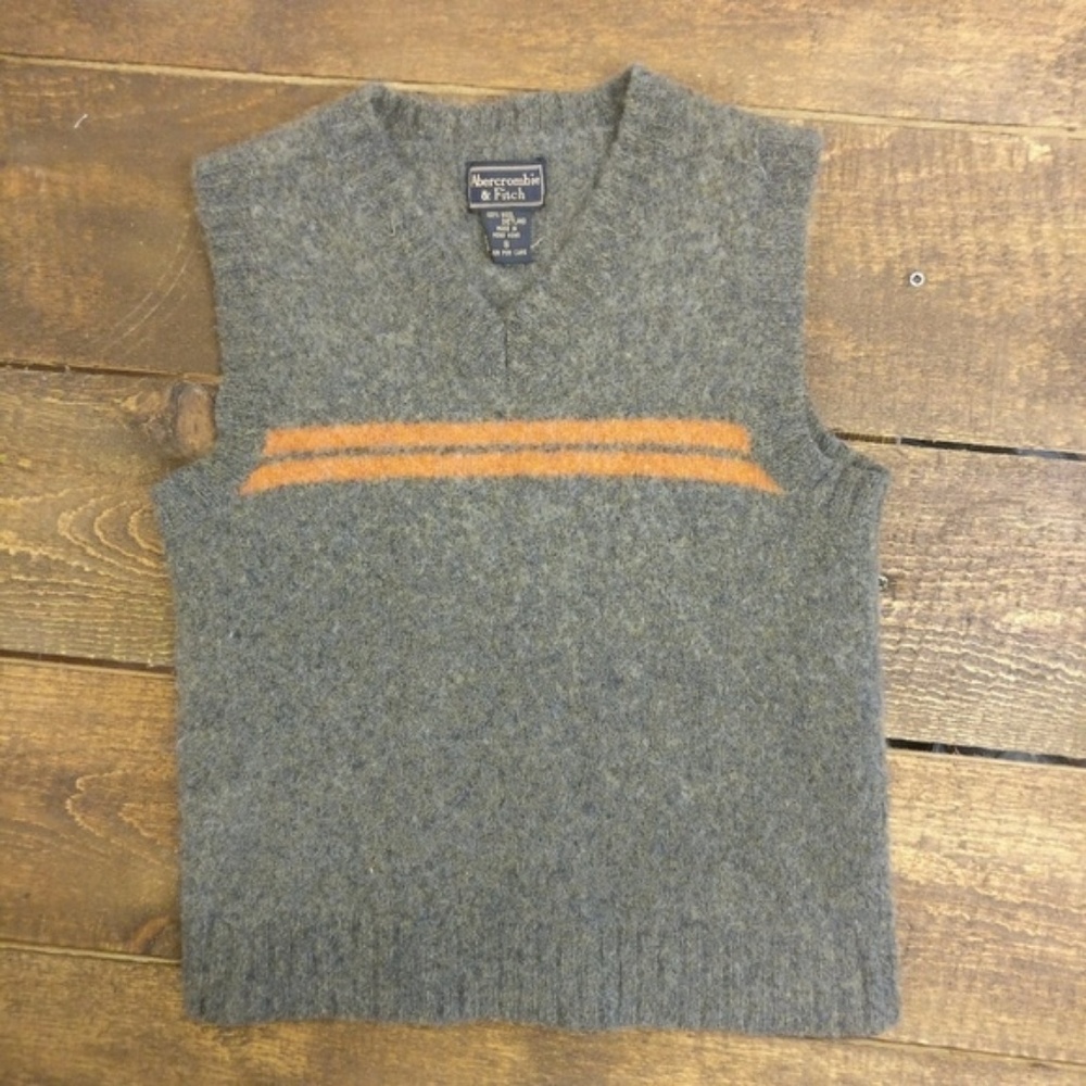 Vintage Abercrombie & Fitch Wool Sweater Vest